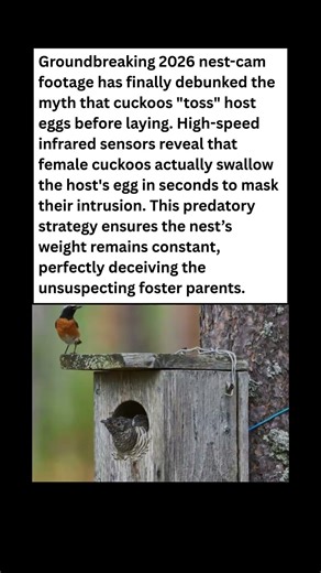 Cuckoo Mystery SOLVED! 🕵️‍♂️🥚 The Sneaky Truth Revealed! #wildlife #facts #shorts