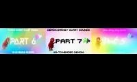 Mix of 3 videos from youtube : 130 headed demon barney (free to use)