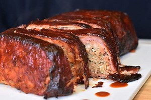 Smokey-Glazed, Bacon-Wrapped Meat Loaf | Red Meat Recipes | Weber BBQ