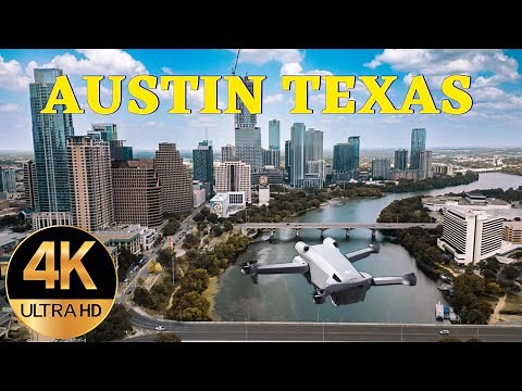 Austin From Above: A 4K Cinematic Journey Over the Capitol, UT & Downtown