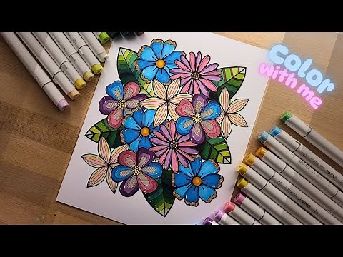 Color With Me | FREE spring coloring pages