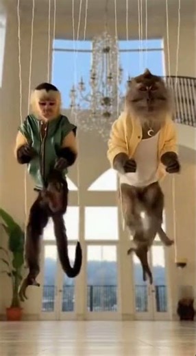 Monkeys Puppet Dance Show 🐒🕺 | Funniest Animal Performance Ever!