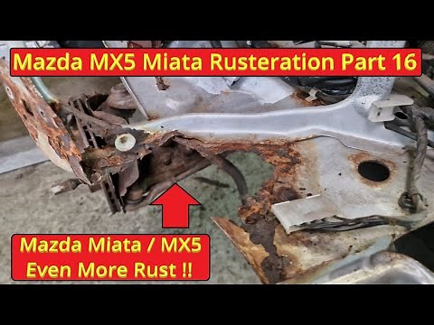 Mazda MX5 / Miata Rust Repairs : Lots of Rust
