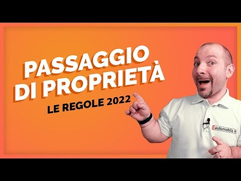 Passaggio di proprietà 📜: Tutto quello che bisogna sapere 🔍