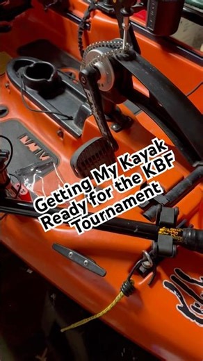 Getting My Kayak Ready for the KBF Tournament #shorts #kbfclub #fishing
