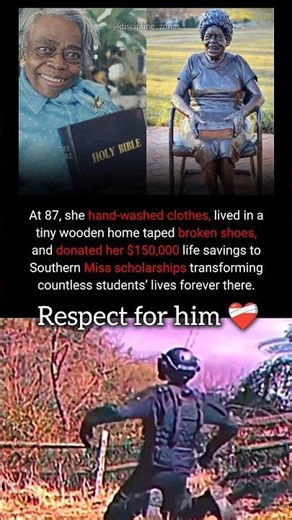 She donated her whole life savings ❤️‍🩹