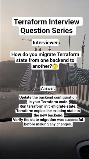 How do you migrate Terraform state from one backend to another?🤔 #devops #terraform#aws#docker