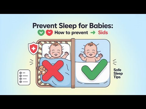 Safe Sleep for Babies: How to Prevent SIDS #SafeSleep #PreventSIDS #NewbornCare #ParentingTips