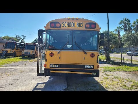 2001 Bluebird School Bus with a 8.3 Cummins engine