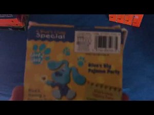 Blue's Clues: Blue's Big Pajama Party 1999 VHS