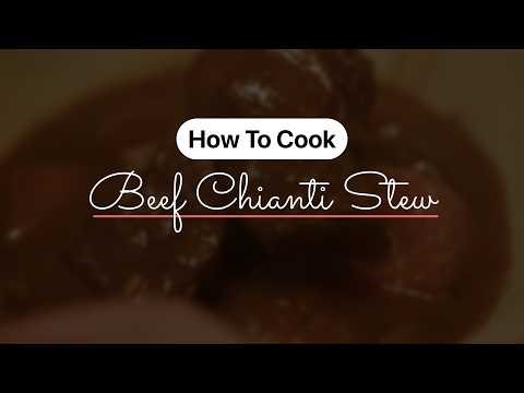 How to Cook Beef Chianti Stew (Feat. Ben Greenfield & Chef Cara Mia)