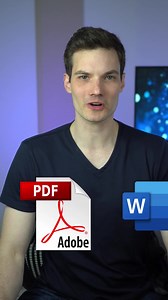 Figuring out how to edit a PDF has always been a pain for me. Did you know that you can edit a PDF directly in Word? It's much easier than you think. #pdftoword #pdfs #pdf #pdfconversion #pdfmanagement | Kevin Stratvert