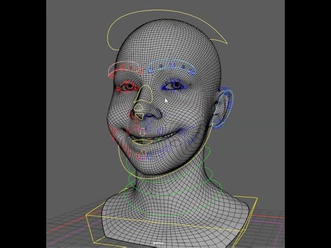 Facial Rig in Maya – Blendshapes & Controllers Showcase