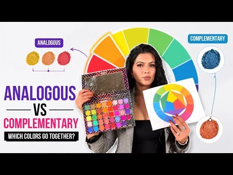 Analogous vs Complementary Colors 🎨 | Day 3 Color Theory for Eye Makeup| PRATIBHA