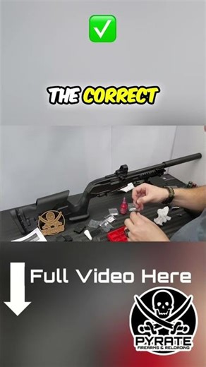 Install Dowel Screws & Zero Rifle Scope #shorts
