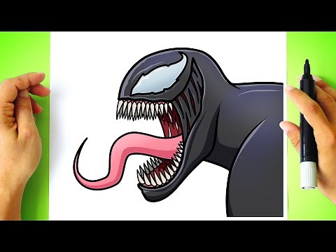 How to DRAW VENOM - Drawing Tutorial