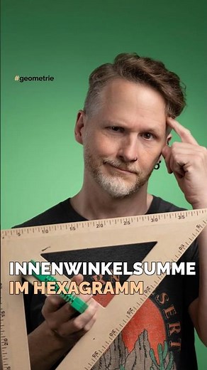 Angle sum in a hexagram #math #university #studies #school #teachertraining