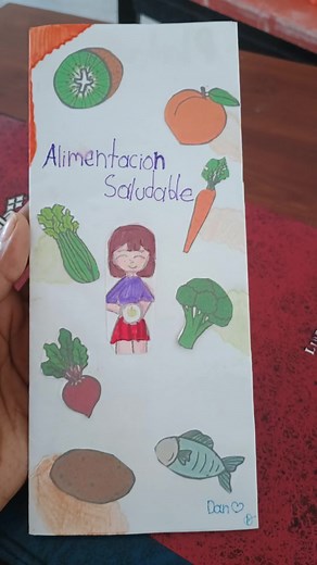 Tríptico sobre Alimentación Saludable para Niños