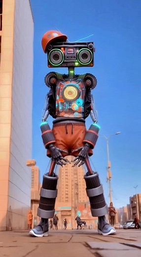 Radio Robot 🤖 🎵 #robotdance #robot #radio #music #dance