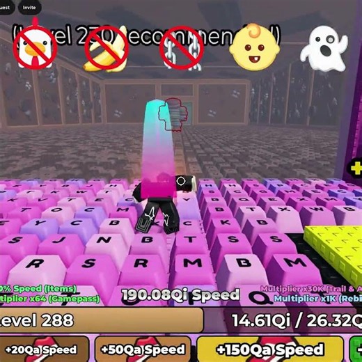 STAGE 5 WORLD 2 BOSS VS TIKFINITY #roblox #keyboardescape
