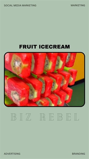 Biz Rebel - Business | Marketing on Instagram: "Fruit Popsicle Business This simple idea turns fresh fruit into serious profit. An entrepreneur in Mexico created a small business by making natural fruit popsicles using real ingredients. He cuts fresh fruit, places it into steel molds, adds a light homemade syrup, and freezes them. A few hours later, colorful popsicles are ready to sell—no additives, no chemicals, just clean flavors customers trust. He sells them at farmers’ markets and local sho