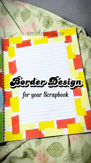 Creative Border Design Ideas using Colored Paper