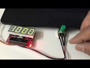 4 Digit 7 Segment Display Board - Arduino Compatible Hardware ( Analog Reading and Display)