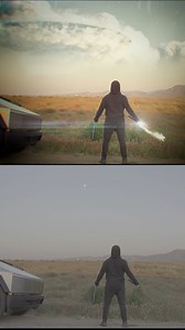 Before / After UFO Effect #vfx #cgi #filmmaking #effect #edit | Phil.Flock