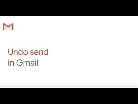 Undo send in Gmail