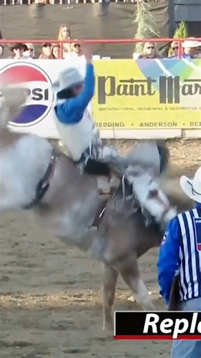 Jayco Roper started off the Redding Rodeo right with his 87-point ride on Bridwell Pro Rodeos' No Tail Dell. | PRCA ProRodeo