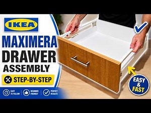IKEA MAXIMERA Drawer Assembly – Step-by-Step Guide