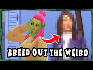 Breeding Out The Weird for the First Time! || Sims 4 Challenge