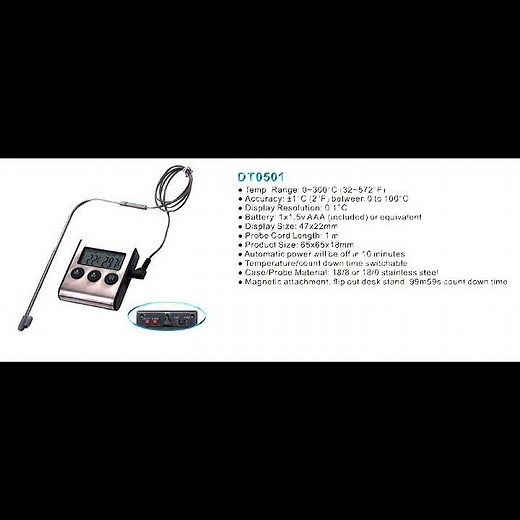 Digital Cooking Thermometer and Timer,food digital thermometer,digital meat thermometer temperatures
