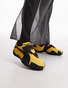 PUMA - Mostro OG Prime - Baskets unisexes - Jaune et noir | ASOS