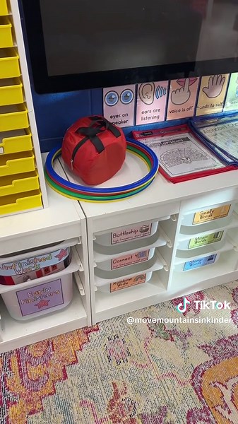 movemountainsinkindergarten (@movemountainsinkinder) - Essential IKEA Trofast Storage Units for Classroom Organization
