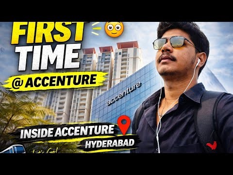 Accenture Hyderabad Office Tour 😳 | First Time Inside + Experience