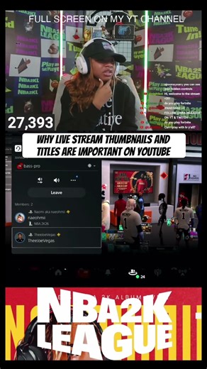 Why live stream thumbnails and titles are important on YouTube #livestream #youtube