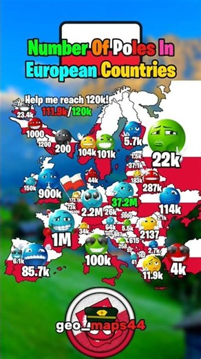 🇵🇱🌍 #geography #europe #map #maps #mapper #mapping #poland #germany #countryballs #polandcountryball