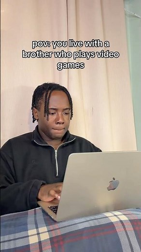 #pov you live with a brother who plays video games #skit #relatable