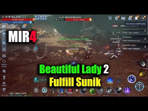 MIR4 Beautiful Lady 2 Fulfill Sunik