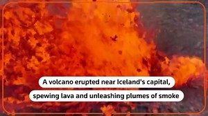 Icelandic volcano erupts near capital