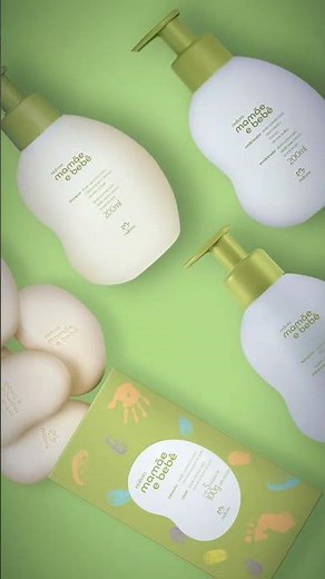 Kit Mamãe e Bebê Shampoo, Condicionador, Sabonete em Barra e Hidratante (4 produtos)