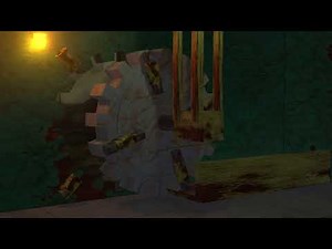 Fallout-style vault door opening | Blender animation