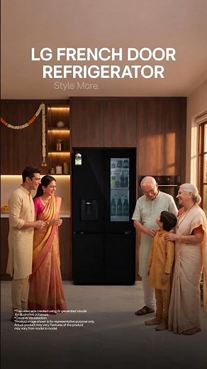 How LG French Door Refrigerator Makes More Space for Festive Food | LG India​