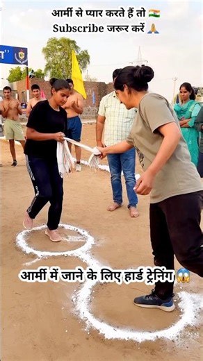 One Leg Combat Army Girls Real Training 🇮🇳