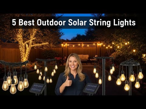 5 best outdoor solar string lights [2026]