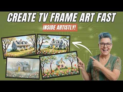 How to Make Samsung Frame TV Art with Artistly