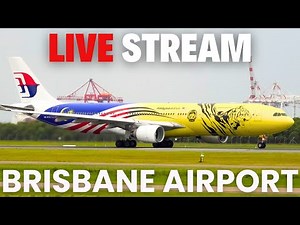 🔴 LIVE BRISBANE Airport Australia Plane Spotting ✈️