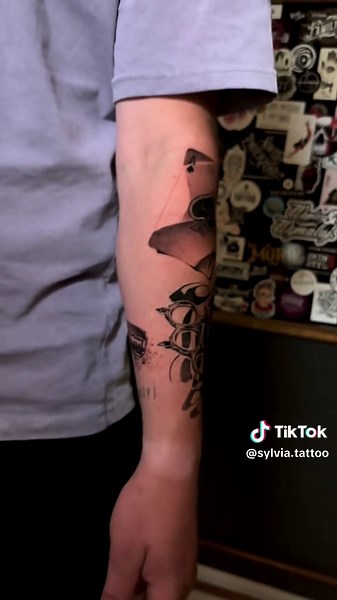 #gangsta #tattoo #calligraphy #as #card #foryou #alternative #inkedboy @bulldogtattooshopbb