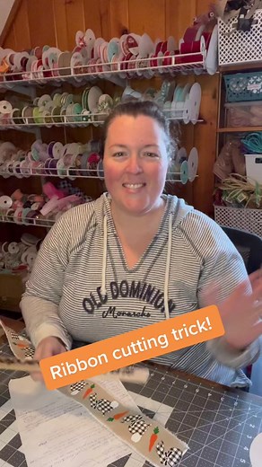 Ribbon Cutting Trick! - DIY Ribbon Trim Tutorial
